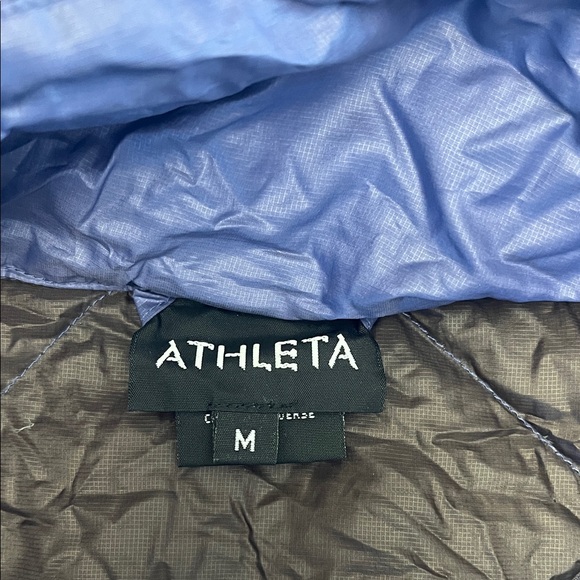 Athleta Purple Packable Down Jacket with Removable Hood Size M - Picture 2 of 7